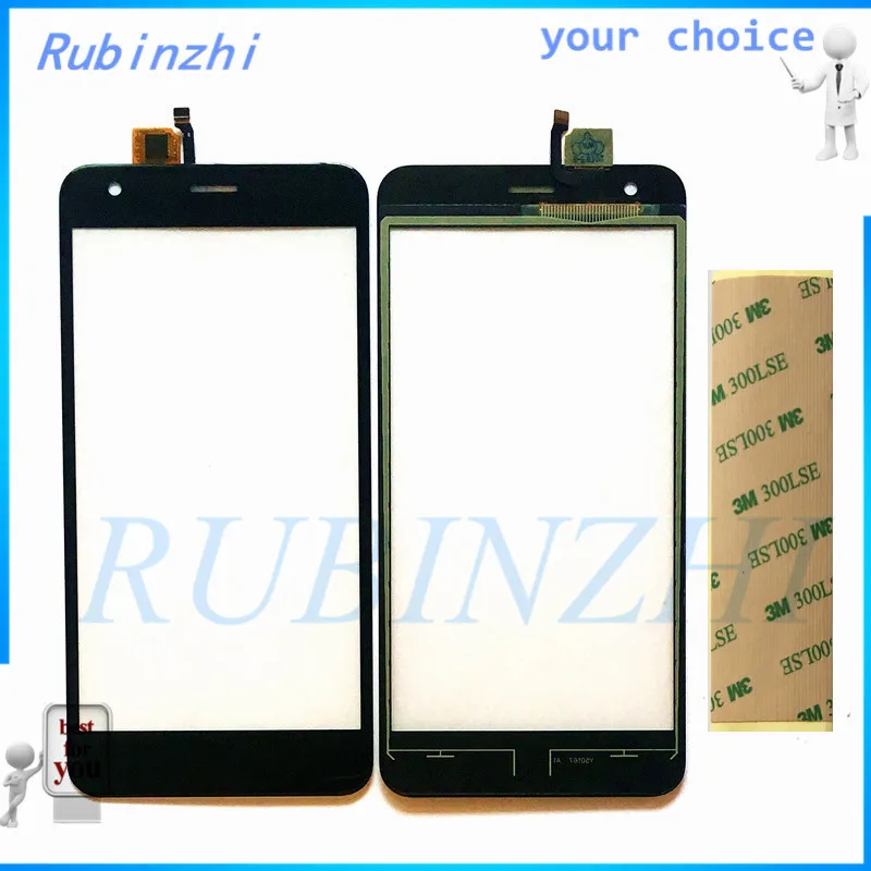 Сенсорная панель RUBINZHI + Tape для мобильного телефона сенсорный экран Fly Power Plus 1 Fs521 fs