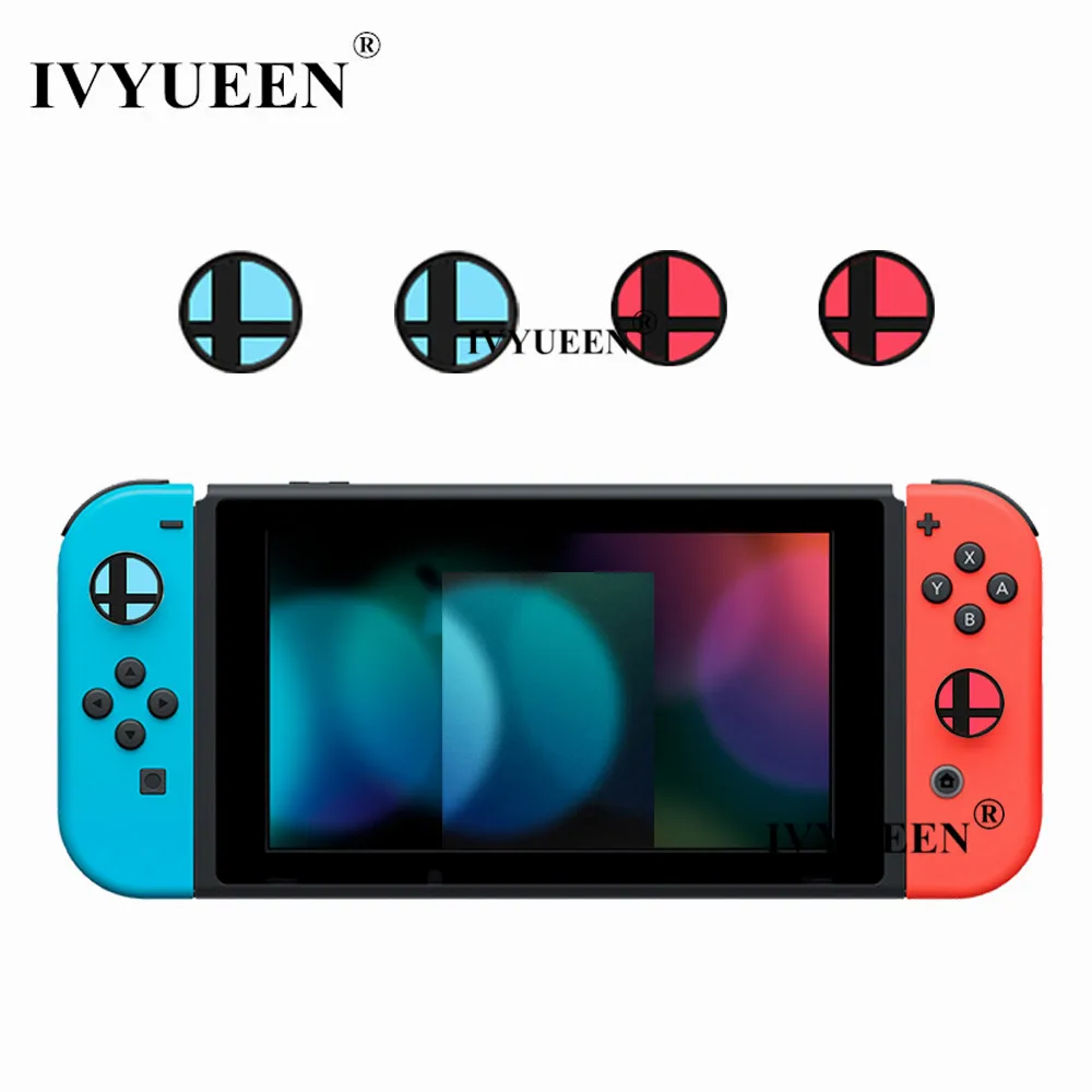 

IVYUEEN 2 pcs for Nintend Switch NS NX Joy Con Silicone ThumbSticks Grip Cap for JoyCon Controller Joystick Analog Stick Cover