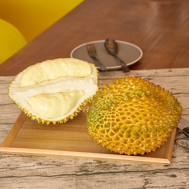 

Simulation Fruit PU Durian Model Prop Fruit Vegetable Food Decoration Model Room Window Decoration Shopping Artificial Props