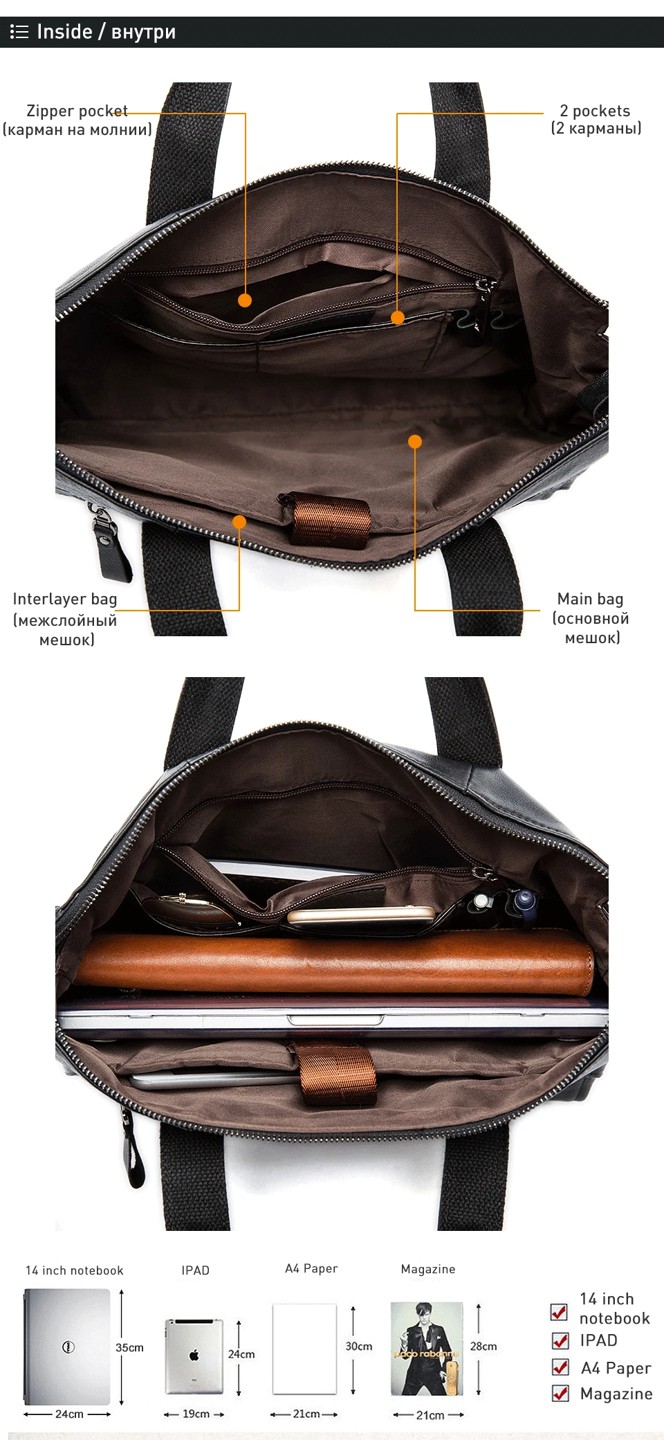 High Quality business man briefcase