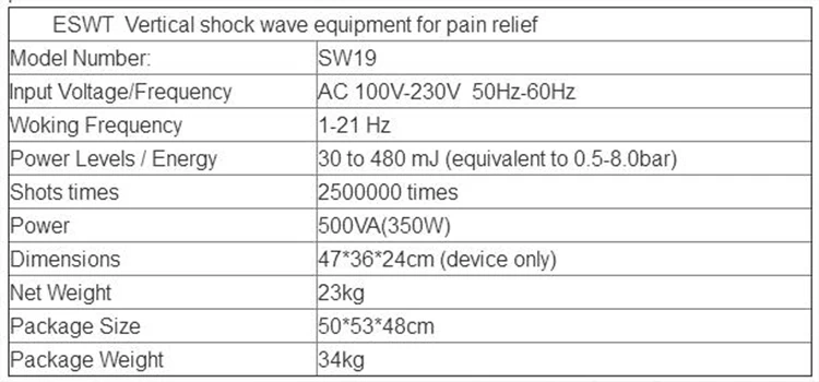 Factory Price ! Top Portable Shockwave Therapy MachineExtracorporeal Shock Wave Therapy Equipment For Arthritis Physical Muscle Pain Relief (8)