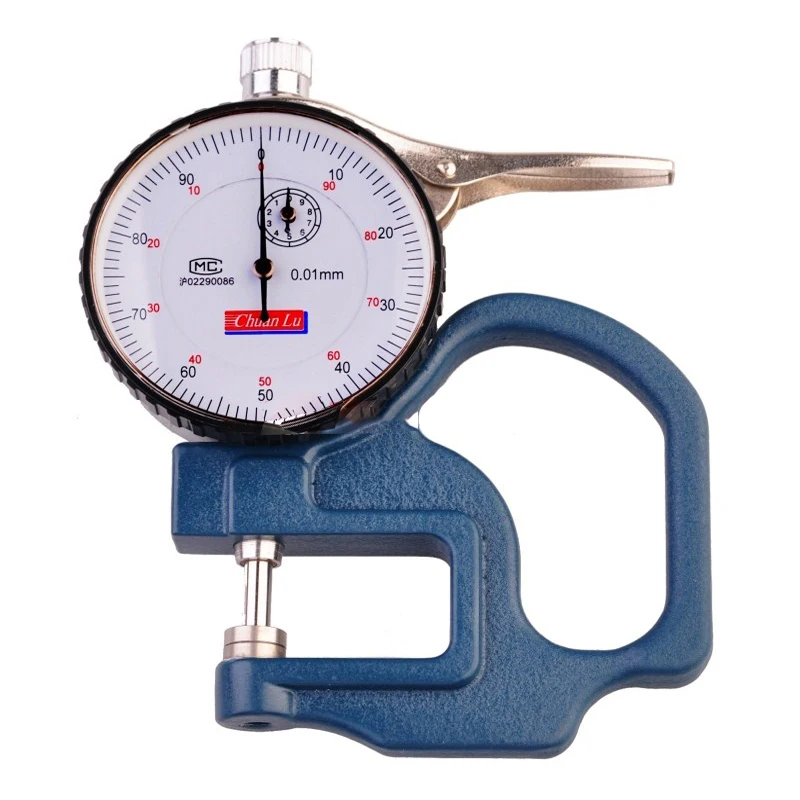 

Thickness Gauge / 0.01 leather/ cloth/ paper /film thickness meter Percentage mechanical Pointer display