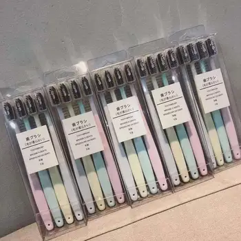 

XY Fancy 4 pcs Bamboo Charcoal Soft-bristle Toothbrush