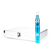 Электрический дермапен Профессиональный нано микронеedling ручка беспроводной электрический ремонт кожи Инструменты 10 шт. картридж