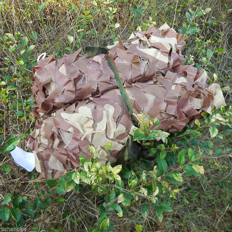 2X3 2X4 2X5 2x6  Desert Sun Shelter Camouflage Net Outdoor CS Desert Military Camo Netting Cloth Garden Hide Cover Hunting Net