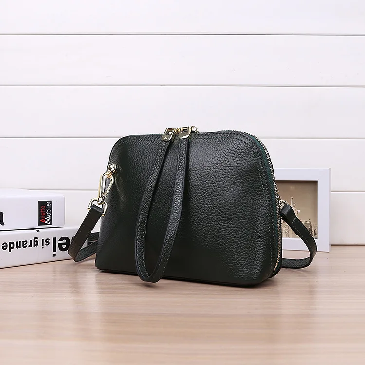Women genuine leather messenger bag 22