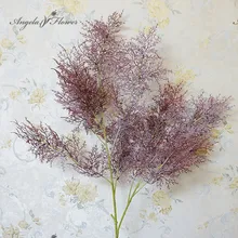 96 см одна большая ветка, листья диантуса, искусственный цветок, растение, Декор для дома, отеля, сада, цветок, свадьба, зеленое растение, материалы для стен