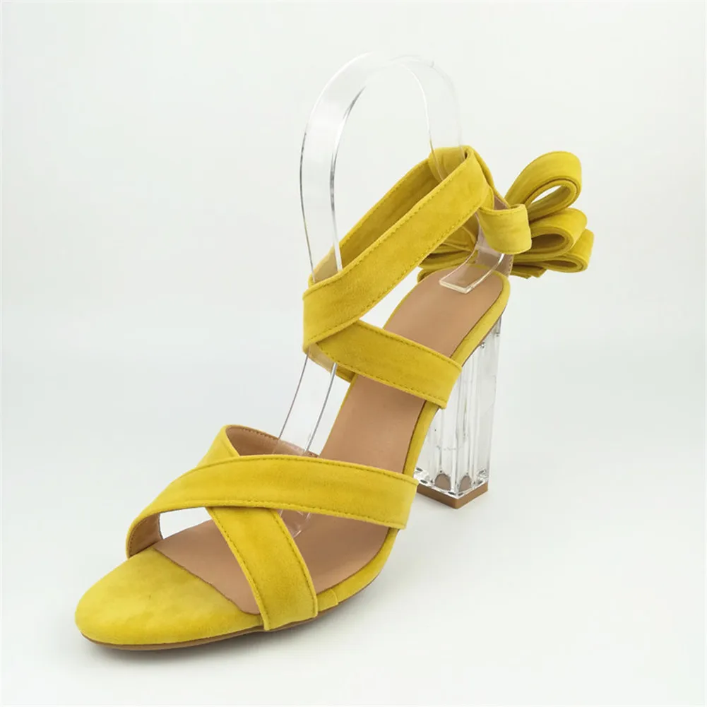 

SARAIRIS Luxury Large Size 35-47 Sexy Gladiator Party Women Shoes Summer High Heels ankle-wrap Shoes Woman Sandals