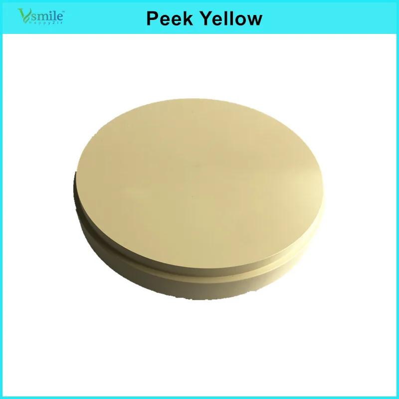 

PEEK Material Partial Denture Frameworks 98mm yellow Color