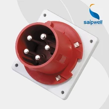 32A 400 V 5 P(3 P+ N+ E) Водонепроницаемая промышленная электрическая розетка настенный брызгозащищенный IP44 EN/IEC 60309-2 Тип SP1688