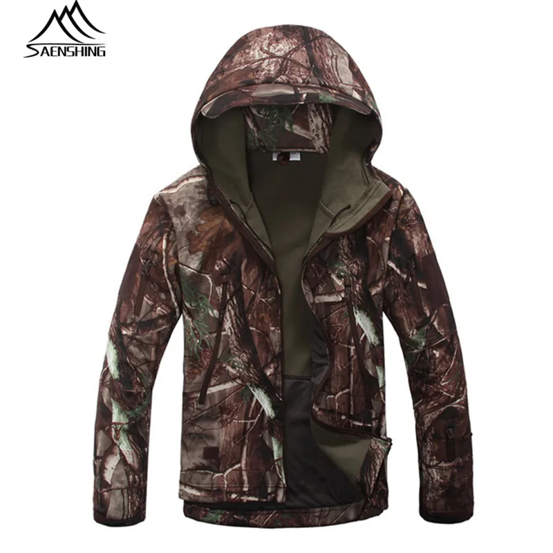 Saenshing Hunting Clothes Men Winter Hunting Jacket Softshell