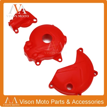 

Motorcycle Engine Magneto Stator Water Pump Clutch Side Cover Protector For KAYO NC250 T6 K6 BSE J5 RX3 ZS250GY-3 4 Valves