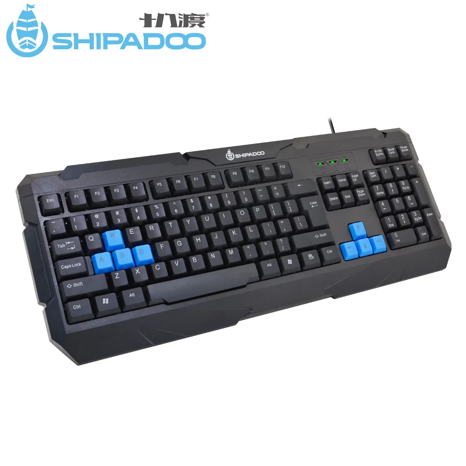 SHIPADOO K400 Ergonomic Computer Keyboard Special Keys USB