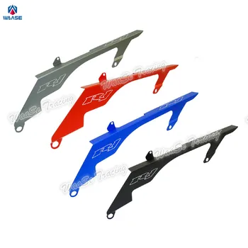 

waase Motorcycle Sprocket Chain Guard Cover Aluminum For Yamaha YZF R1 2004 2005 2006 2007 2008