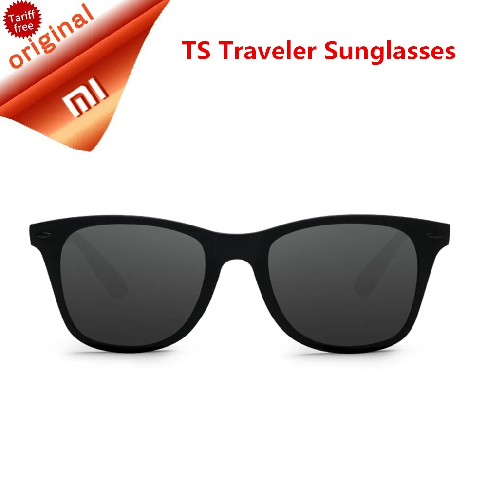 

2019 Newest Xiaomi Mijia TS hipster traveler Sunglasses Polarized lens Sunglasses Fashion Outdoor Travel glass For Man and Woman