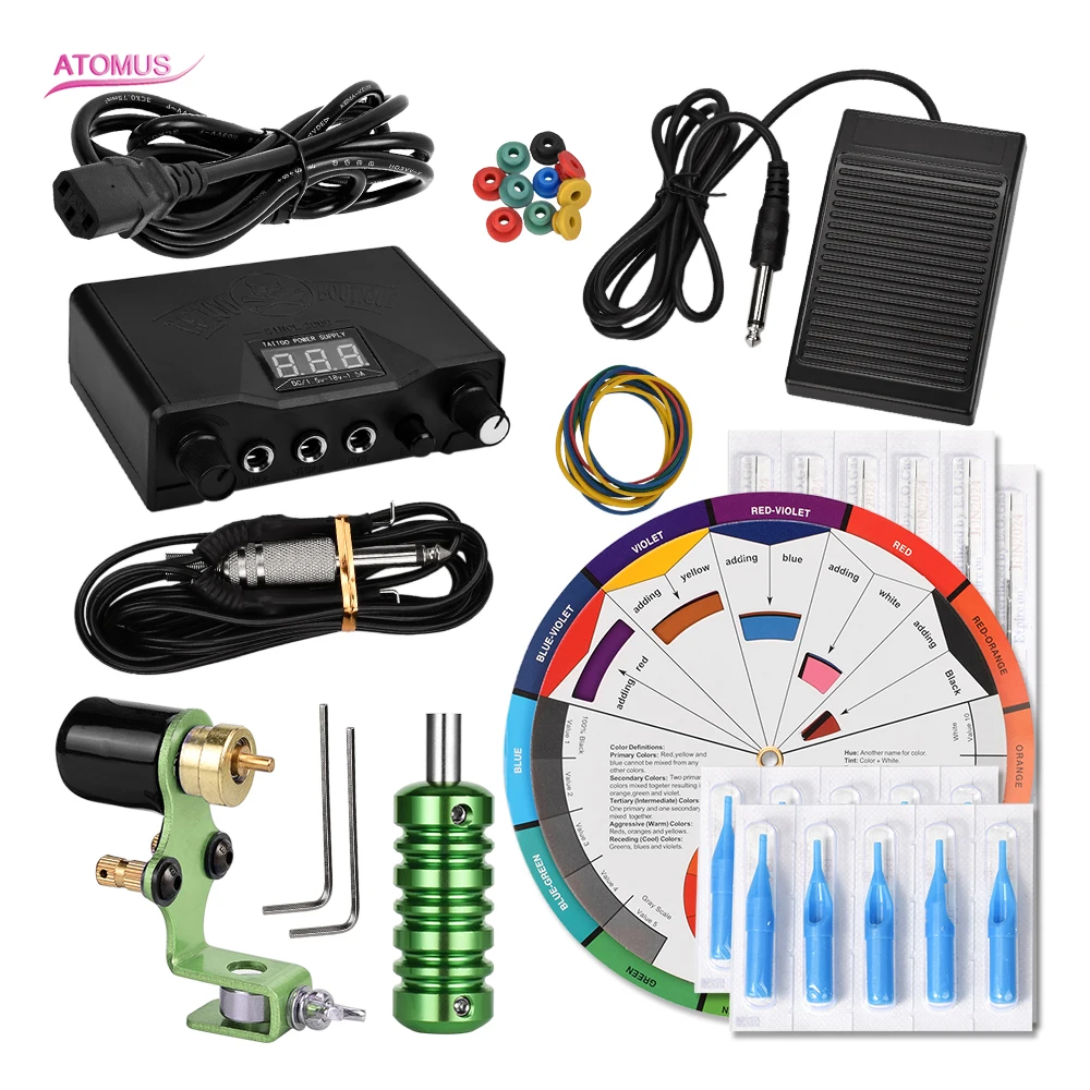 

Tattoo Machine Tatto Rotary Tatuage Professional Maquina De Tatuar Kit Tatuagem Tattoo Rotary Kits Machine Set Kalici Makyaj Set
