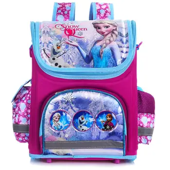 

New arrivel backpack snow queen School Bag Orthopedic Children School Bag School Backpack Mochila Infantil for girls