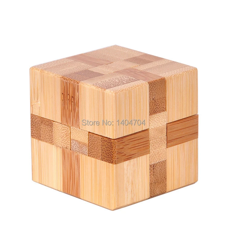wood block brain teaser puzzle