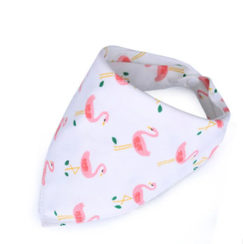 

1PC Flamingo Baby Bibs Cotton Newborn Dribble Bibs for Girls Boys Babador Baby Feeding Burp Cloths Child Smock Bebe Eating Apron