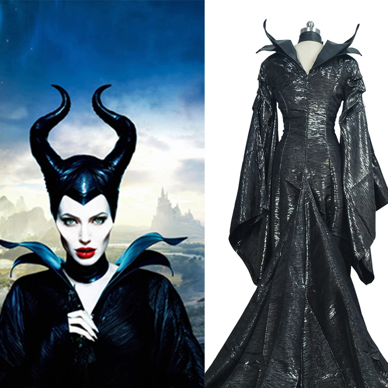 Weweya Maleficent Costumes Custom Dark Witch Maleficent Women Party ...