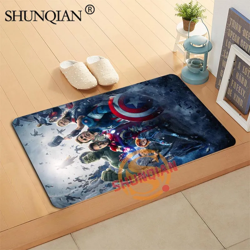 

Marvel Hero Comic Doormat Custom Your Mats Print slip-resistant Door Mat Floor Bedroom Living Room Rugs 40x60cm 50x80cm