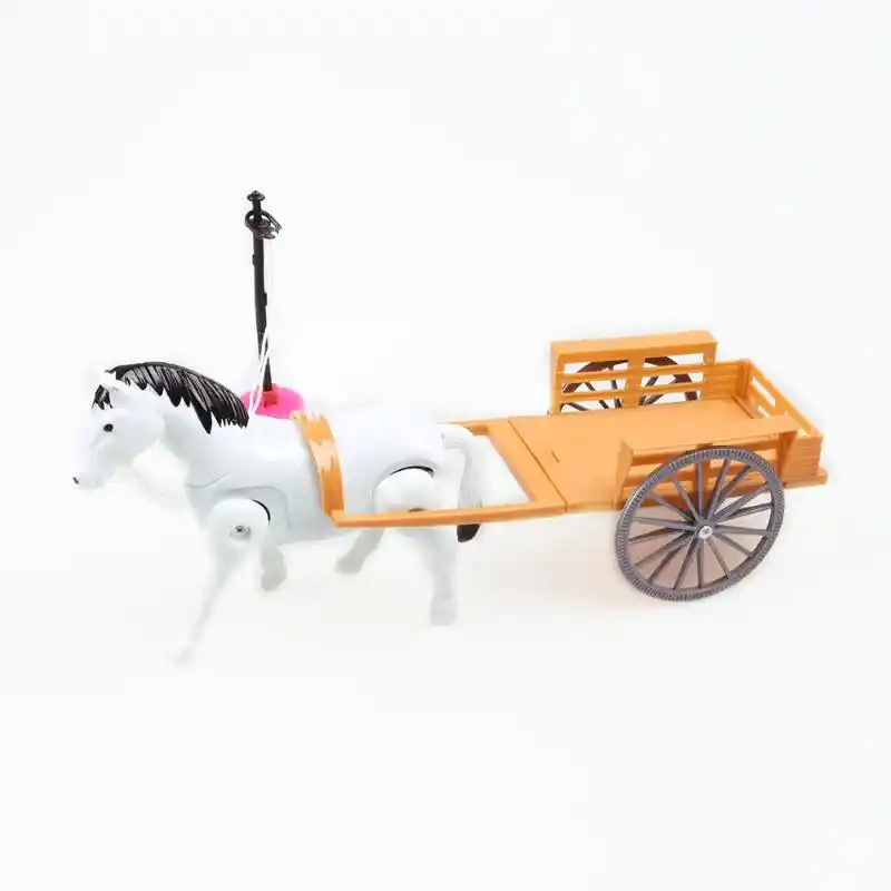 horse and carriage ride toy