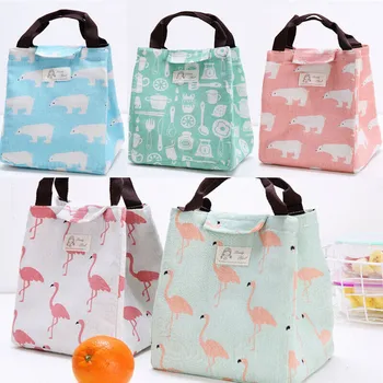 

Cute Portable Insulated Thermal Lunch Box Carry Tote Picnic Case Storage Bag