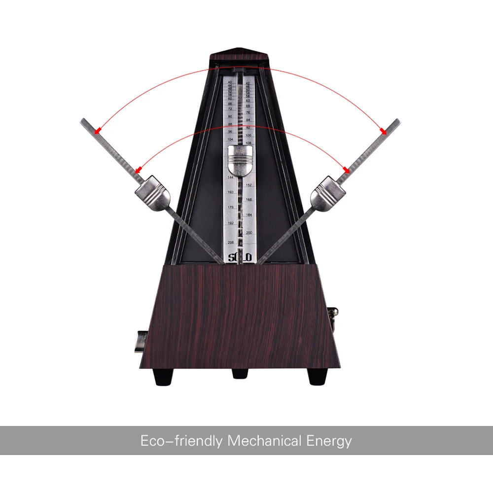 Портативный гитарный механический метроном ABS материал для гитары скрипки пианино бас-барабан музыкальный инструмент практический инструмент
