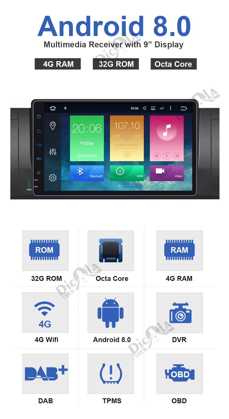 Perfect 9 inch Android 8.0 Octa Core 1024*600 car dvd for bmw E38/E39/E53 car multimedia radio with gps,wifi,4G,BT,RDS,canbus,4GB RAM 3 Perfect 9 inch Android 8.0 Octa Core 1024*600 car dvd for bmw E38/E39/E53 car multimedia radio with gps,wifi,4G,BT,RDS,canbus,4GB RAM 3