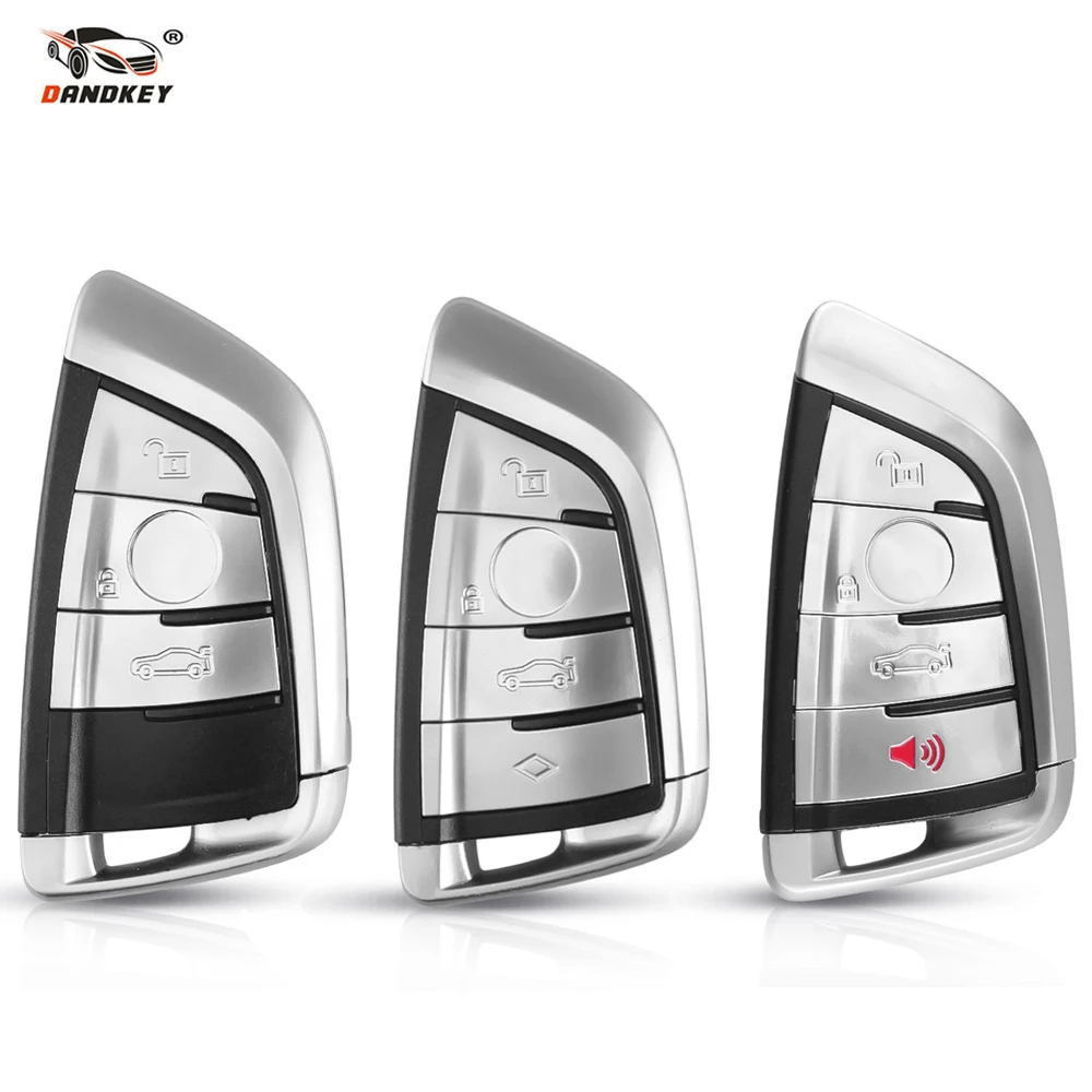 Чехол для смарт карты Dandkey с 3/4 кнопками BMW 1 2 7 Series X1 X5 X6 X5M X6M F15 F16 G30 F48 F39 G11|Ключ от