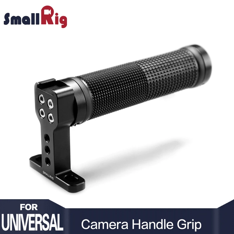 SmallRig Camera Handle Grip Rubber with Top Cold Shoe Base for Dslr