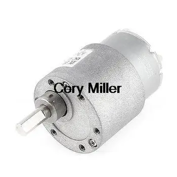 

37mm Dia 6V 5RPM Speed DC Gearbox Gear Box Speed Reduce Electric Motor