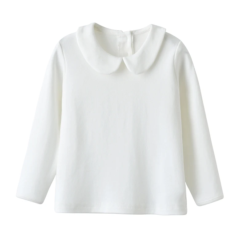 Auro Mesa/белые рубашки для маленьких девочек; блузки для маленьких девочек; джемпер; футболка для маленьких девочек; футболки