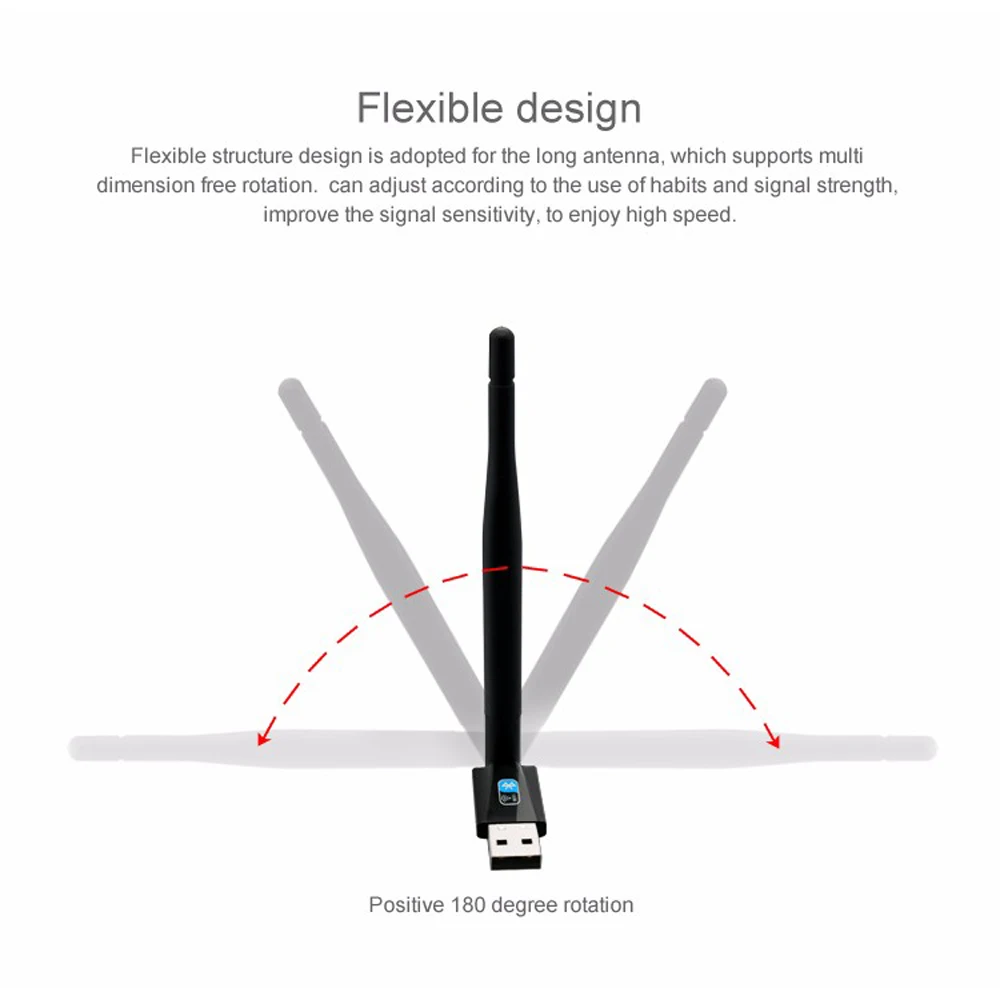 Беспроводной адаптер VAORLO 150 Мбит/с мини USB Bluetooth 4 0 802 11 b/g/n Ethernet сетевая карта