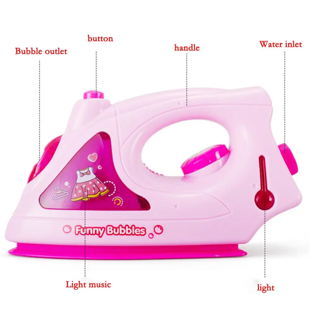 

Housework Toy Bubble Machine with Children Toys Electric Bubble Machine Children Indoor Outdoor Party Toys FF4