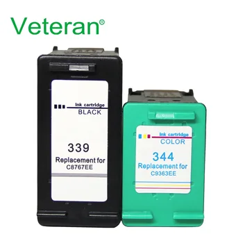 

Veteran 339 344 ink cartridge compatible for hp339 hp344 for hp officejet 7210 7313 7410 Photosmart 2710 8450 printer