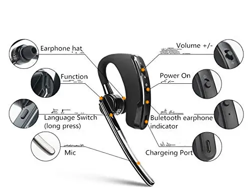 Иди и болтай Walkie talkie “иди и Bluetooth PTT Хэндс фри беспроводные наушники гарнитура с микрофоном для BaoFeng UV-82 UV-5R BF-888S TYT двухстороннее радио