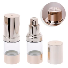 15/30/50 мл пустая Косметическая безвоздушная бутылка Пластик лечение насоса бутылки для путешествий