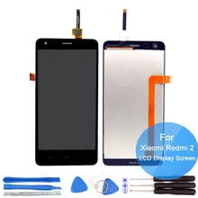 100% New For Xiaomi Redmi 2 LCD Display +Digitizer Touch Screen Assembly Replace Hongmi 2 Pro 2A Redmi2 Parts Accessory Bundles