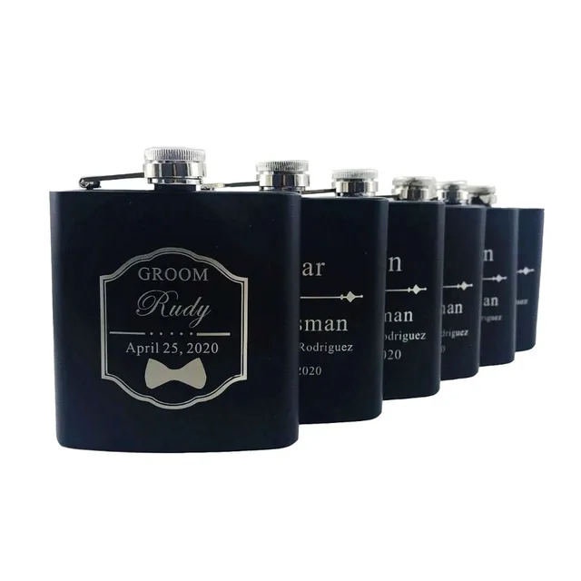 6pcs personalized engraved 6oz