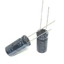 Lot de 30 pièces pour livraison gratuite, 10 V 2200 UF, 10X20 series KY merekam kimia 2200 uF, 2200 MF, 10 V