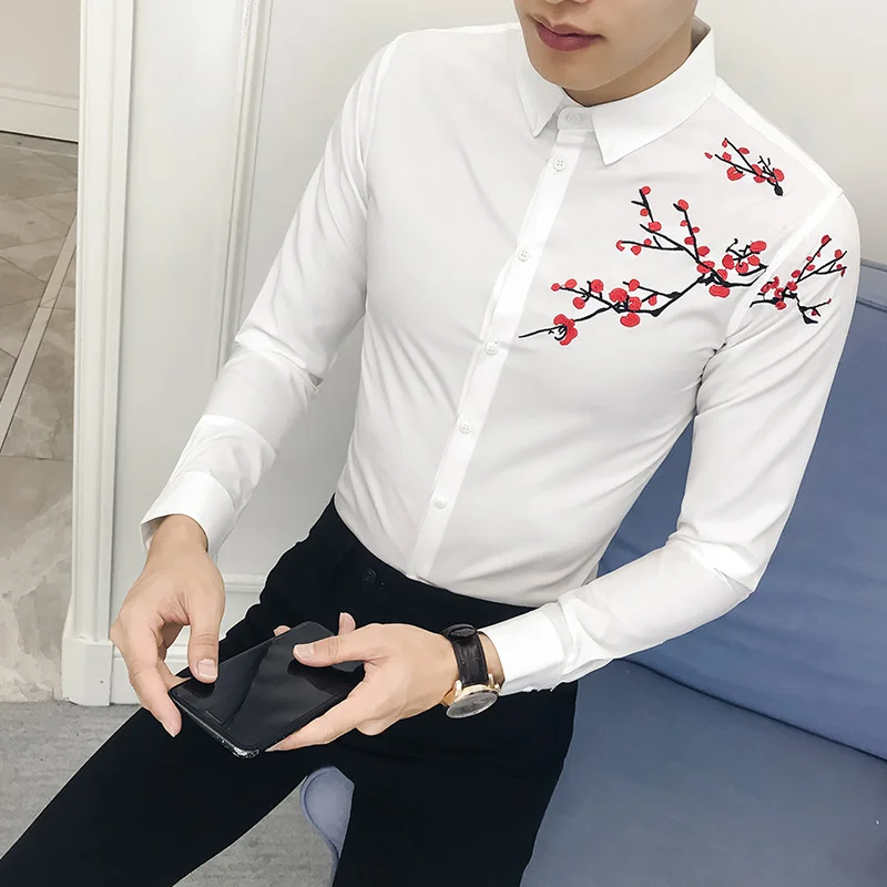 xtsrkbg Mens Leisure Solid Color Long Sleeve Formal Regular Fit Button Front Shirts