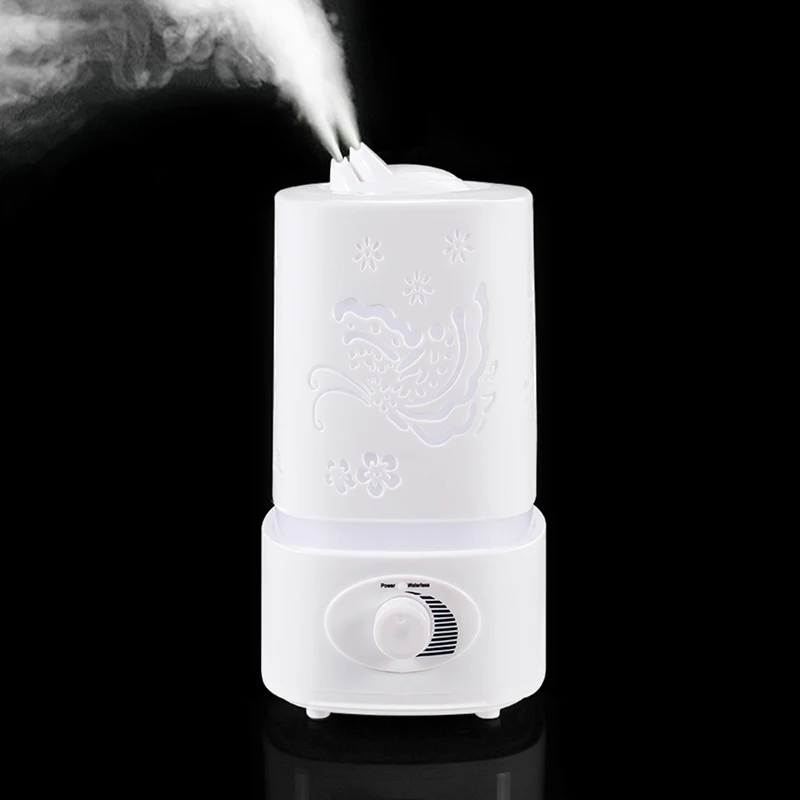 

ATWFS Air Humidifier Essential Oil Diffuser Fogger LED Light Ultrasonic Aroma Diffuser Mist Maker For Home Aromatherapy