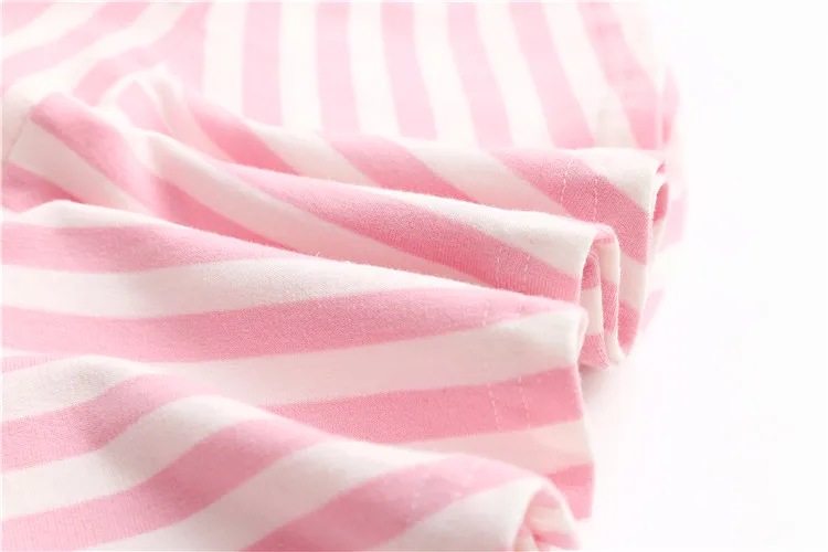 Kids Tops 2018 Fashion Spring Autumn Long Sleeve O-Neck Cute Rabbit Bow Striped Patchwork Baby Tees Little Child Girls T Shirts (14)
