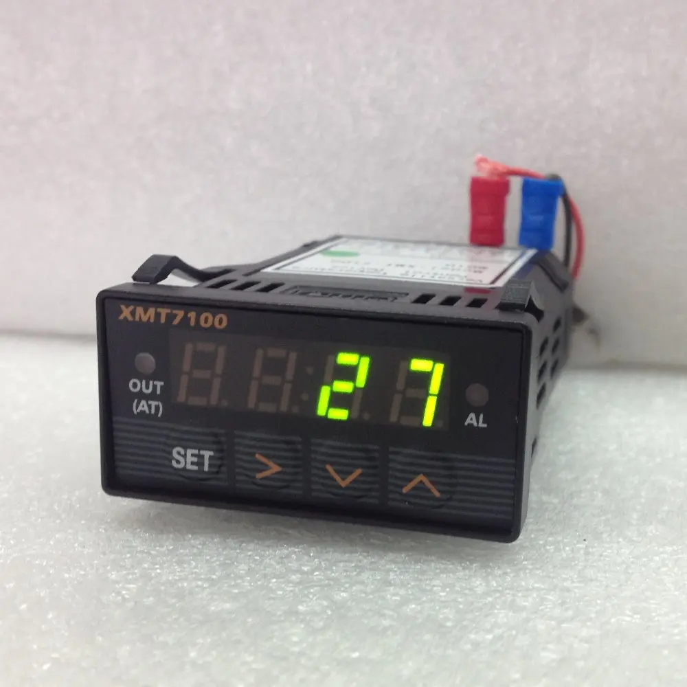 

Free Shipping XMT7100 Size 48*24mm Intelligent Programmable PID Green Digital Display Industrial Usage Temperature Thermostat