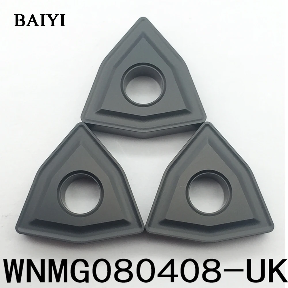 10pcs WNMG080408 UK GK1115 WNMG432 CNC blade Carbide Special cast iron lathe tool for MWLNR Series Turning External | Инструменты