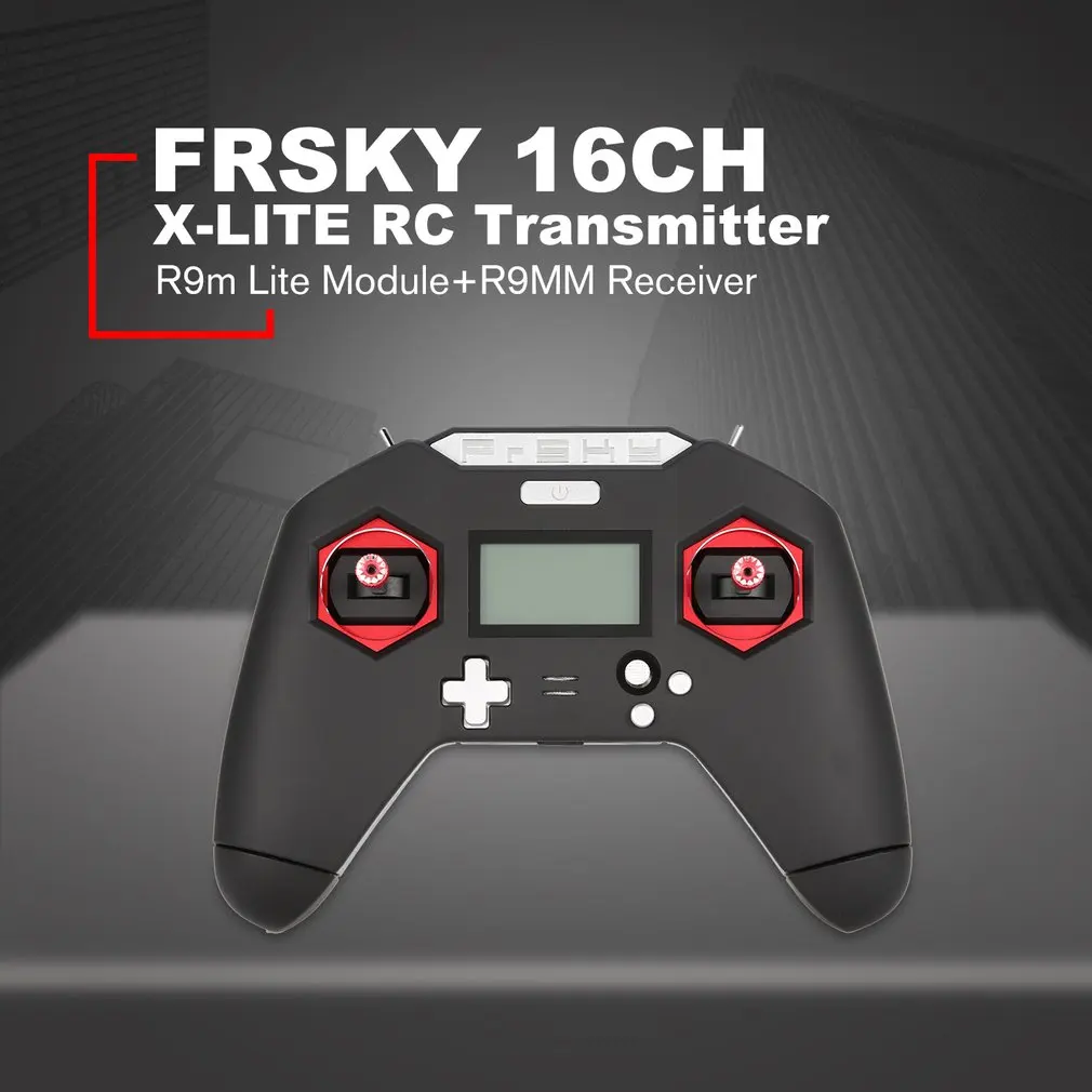 

FrSky 2.4GHZ 16CH Taranis X-LITE X Lite Transmitter Remote Controller+R9m Lite Module+R9MM Receiver for FPV RC Racing Drone