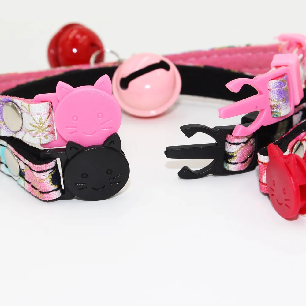 1PC Cute Puppy Cat Collar With Bell Safety Kitten 1PC Cute Puppy Cat Collar With Bell Safety Kitten