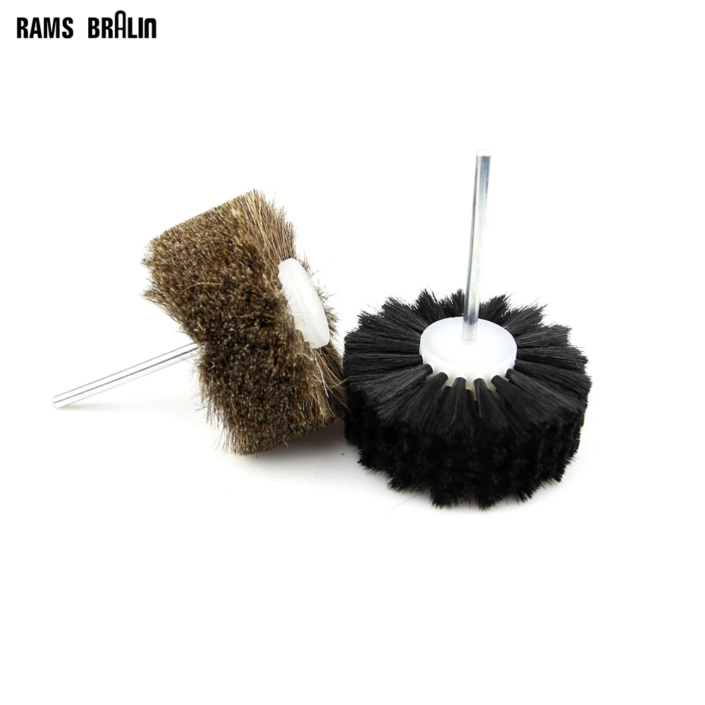 Buy A pair OD 100mm * 6mm Shaft Mounted Bristle