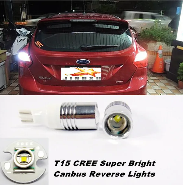 

For Ford Focus dodge caliber Canbus Error Free    High Power CREE  Chips T15 W16W Car LED Lights Backup Reverse Tail Bulb